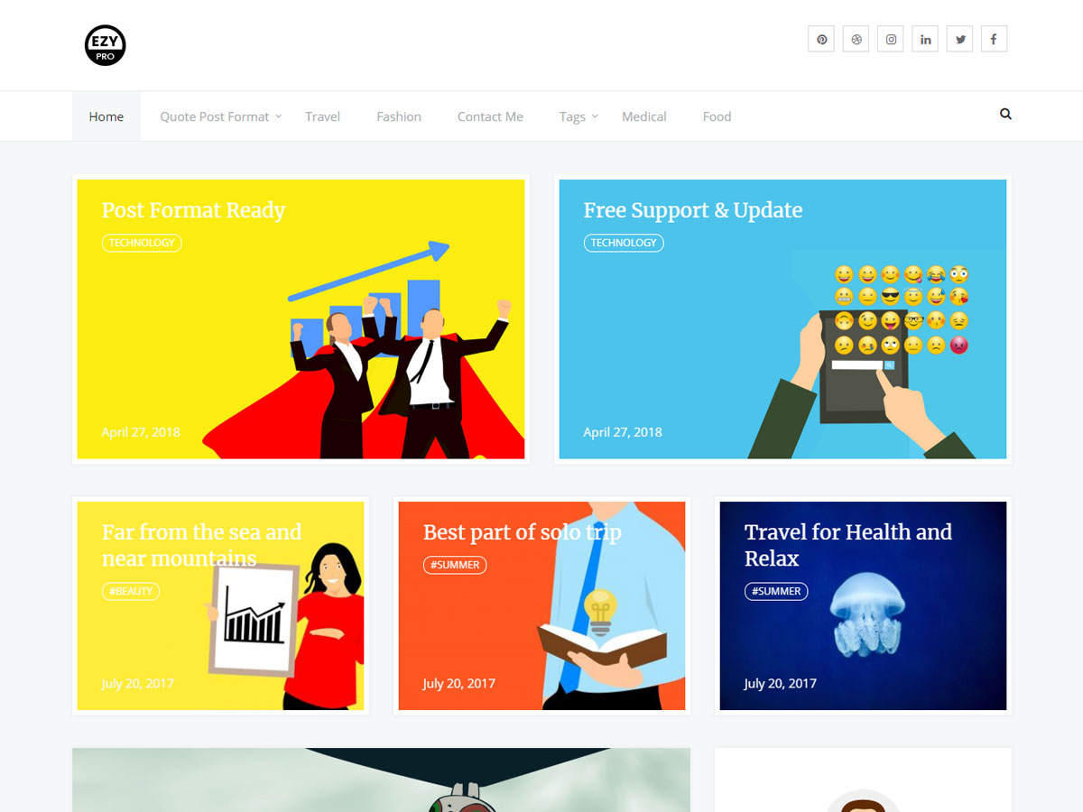 Ezy Pro WordPress theme screenshot