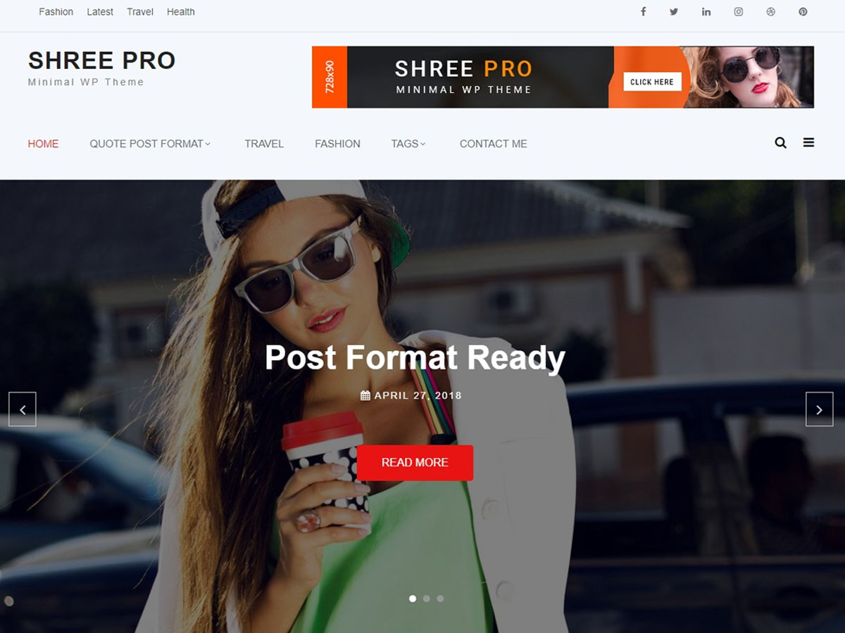 Shree Pro WordPress theme screenshot