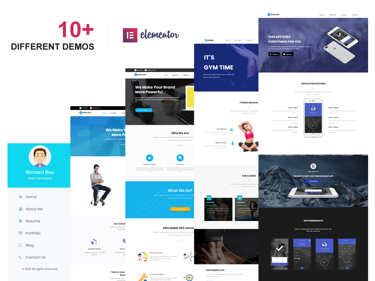 Sewa Pro WordPress theme screenshot